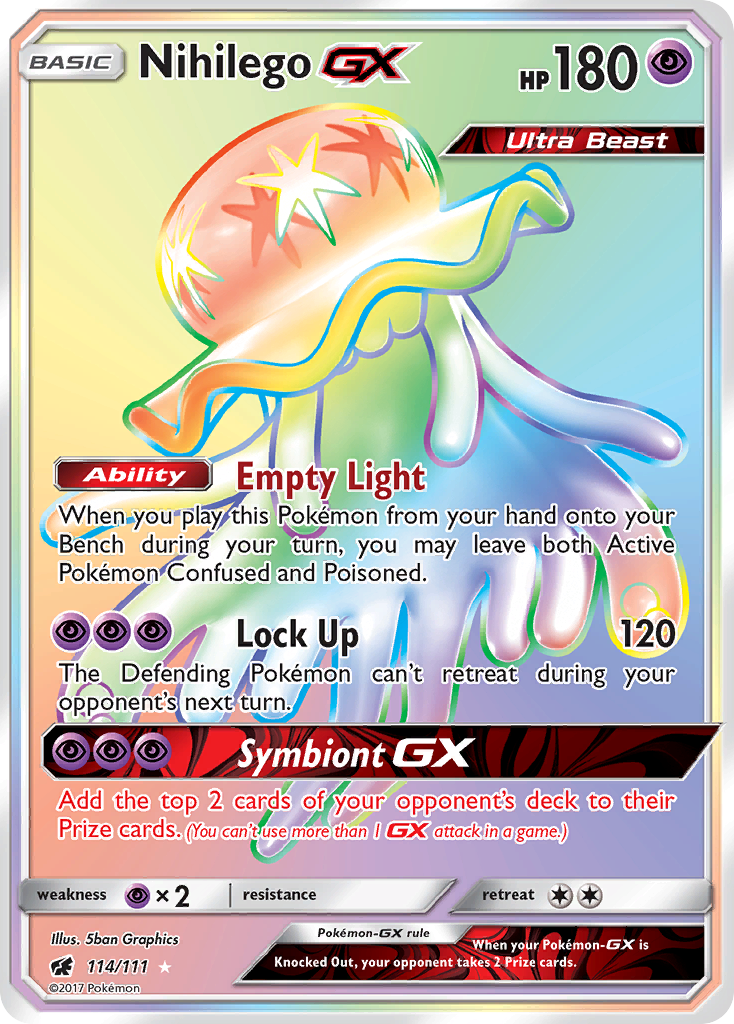 Crimson Invasion Nihilego GX #114/111